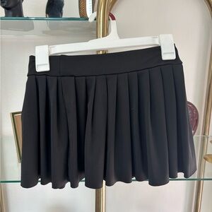Classic Black Pleated Skirt